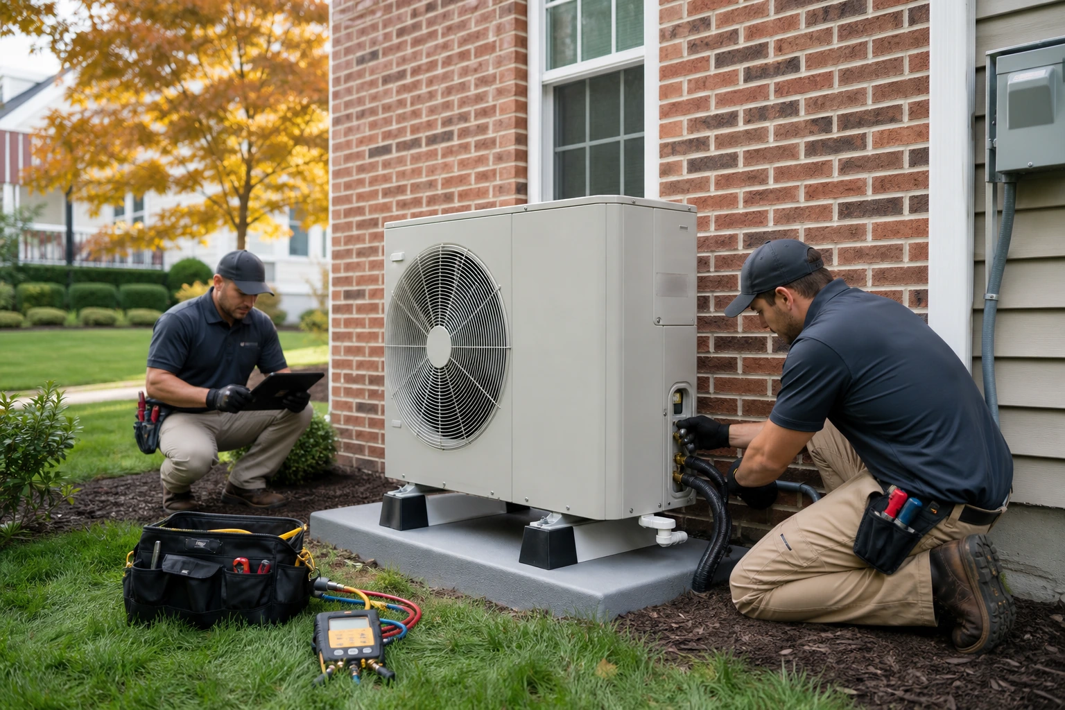 Localized HVAC scene for Wilmington, Delaware